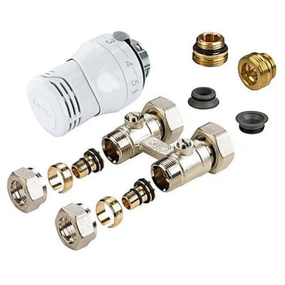 Bloc-H Sol Complet Avec Tete Thermostatique 1/2mx16/2 M30