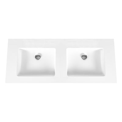 Veroni Solid Surface Waschbecken ohne Hahnloch 160cm