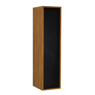 Mass Säulenschrank Schwarz-Braun 30x120x35cm