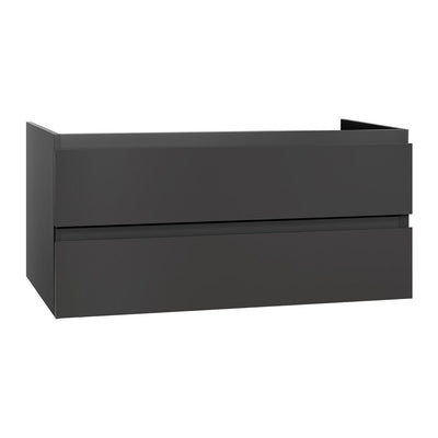 Sally Unterschrank 120cm Grau glänzend