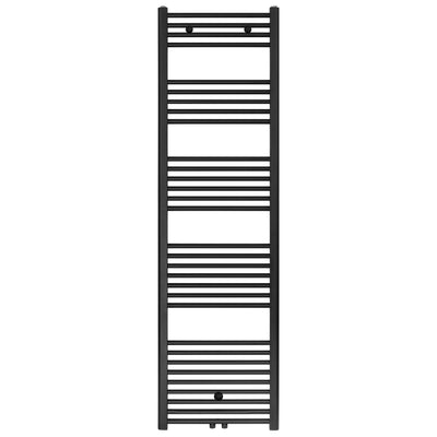 Sèche-Serviettes Raccordement Central Noir Mat Brossé 1800x500-821 Watt