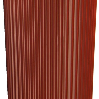 Self-Adhesive Lead Substitute Brick Red RAL 8004 | 30 cm x 5 m Flashing Tape | Premium Aluminium & Butyl | 3D Structure for Chimney Roofs