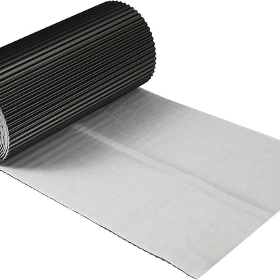 Self-Adhesive Lead Substitute Black 30 cm x 5 m | Self-Adhesive Flashing Tape | Premium Aluminium & Butyl | 3D Structure for Chimney Roofs