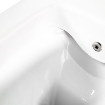 WC Suspendu Rimoff Blanc – Avec Couvercle soft close et robinet bidet pour Eau Froide