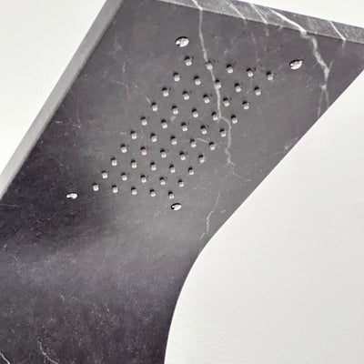 Douche Panel Marble Matt Black