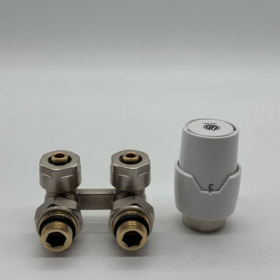 ERFU H-Blok Aansluitset Voor Uitgang Muur met thermostatische kop M30-1/2M-16/2