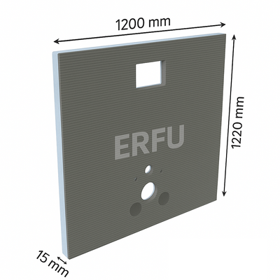 ERFU XPS paneel voor inbouwreservoirs (1200mmX 1220mm)