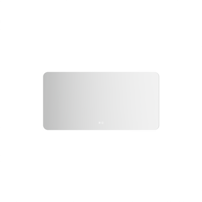 ERFU Miroir de Salle de Bain Rectangulaire 120x60cm – Antibuée, Éclairage Dimmable et Design Luxe