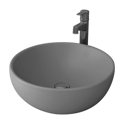 Bocchi Venezia Design Washbasin Without Tap Hole Ø 45 Matt White