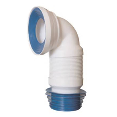 Aloni Flexibler WC-Anschlussbogen 90° Anschluss konisch Ø 90-110