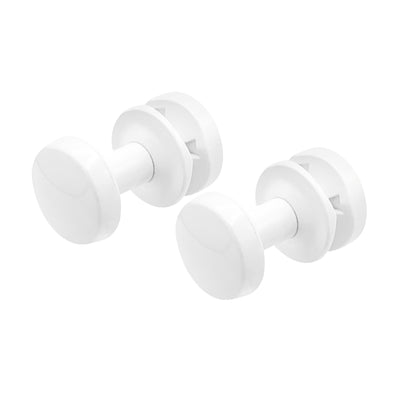 Towel Button (Packed Per 2 Pcs) White