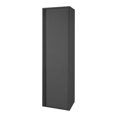 Sally Column Cabinet 135cm Gray Glossy