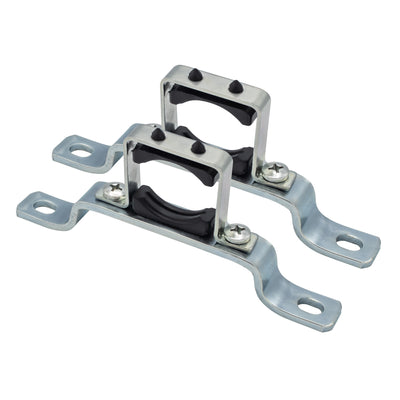 Single Hanging Bracket For Distributor Brass Nickel Plated 1''  2pcs/Set