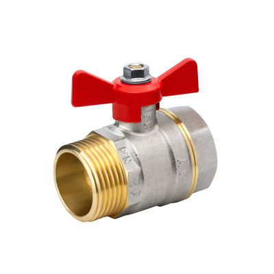 Globe Tap With Butterfly Red 3/4mv