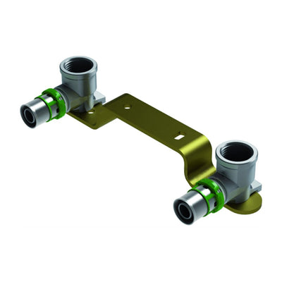 Wandplatten-Doppelpresskupplung 20 x 1/2 V x 20