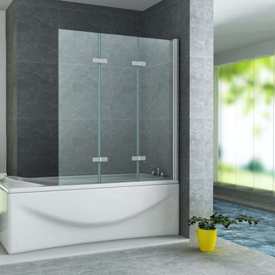 Aloni Bath Holded Wall 3 Pieces 130x140cm