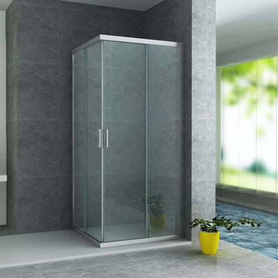 Aloni Shower Cabin Chrome 90x90x195cm