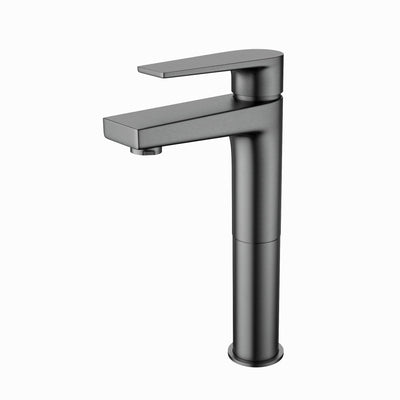 Aloni Raised Basin Tap Gun Metal