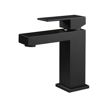 Aloni Chan Mitigeur De Lavabo Carre Noir