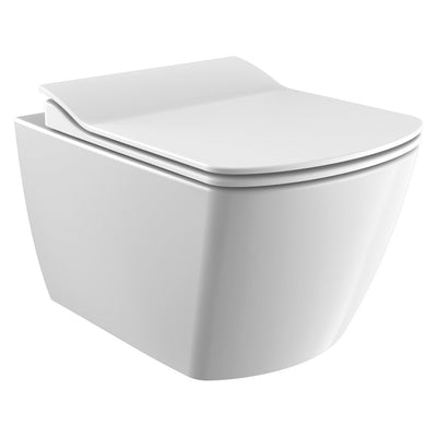 Design Hanging Wc White Without Spray (Bidet), Rimoff Hidden Mounting