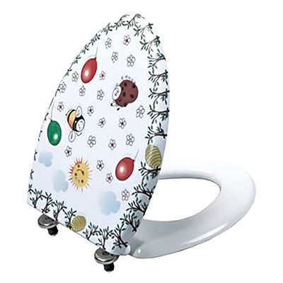 WC-Sitz Duroplast Kids Inox Scharniere