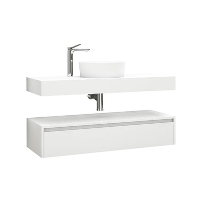 Lina Base Cabinet 120cm Matt White