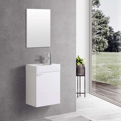 Aloni Meuble Wc Blanc Complet