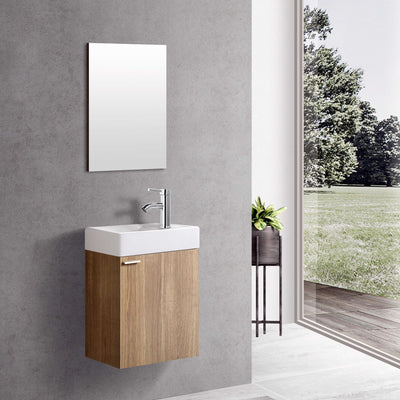 Aloni Meuble Wc Brun Complet