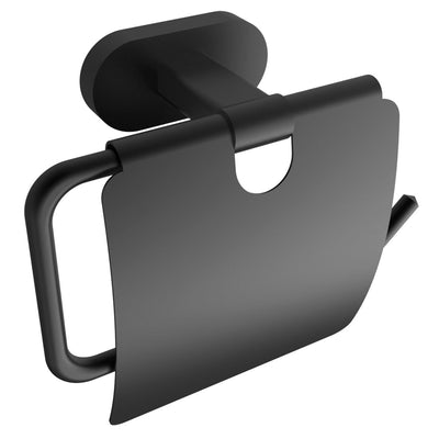 WC-Papierrollenhalter Schwarz