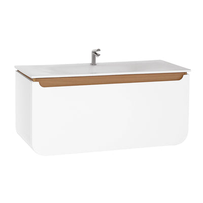 Pion 120 Meuble Sous Plan Blanc-Chêne 1195x85x525mm 