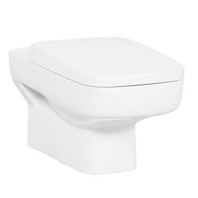 Design Hanging Wc White With Stainless Steel Spray (Bidet)