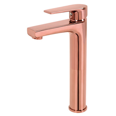 Sharp Verhoogde Wastafelkranen Brons