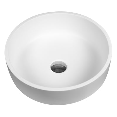 Veroni Sun Solid Surface Washbasin 40cmx40cmx13cm