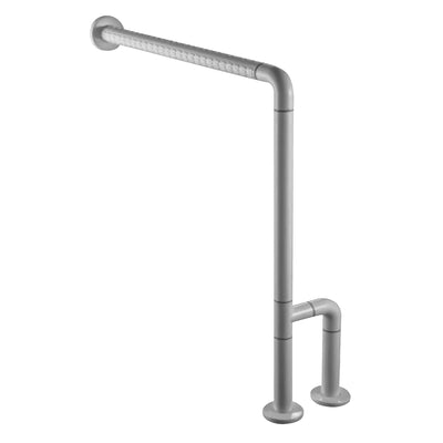 Toiletwand Vloerondersteuning Voor Gehandicapten Te Voet 90° Roestvrij Staal