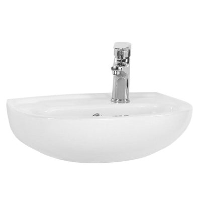 Lave-Mains Avec Plage De Robinetterie 45x30cm