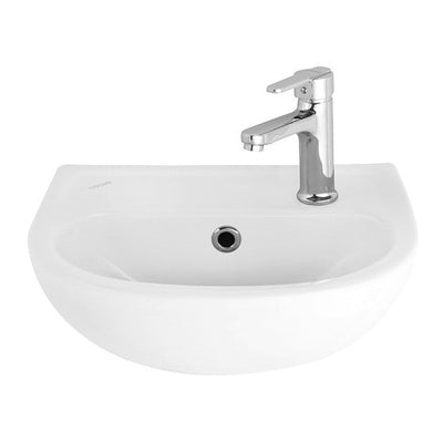 Lave-Mains Avec Plage De Robinetterie 29x35cm