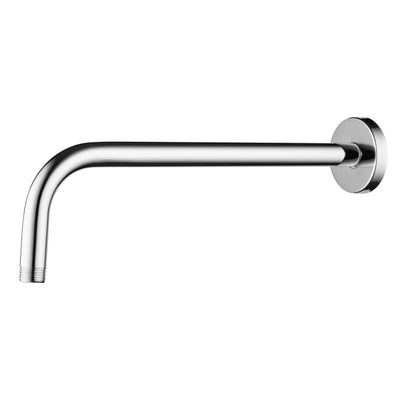 Aloni Rainshower Wandaansluit Bocht Chroom 37cm