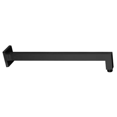 Aloni Rainshower Shower Arm 41.4cm Mat Black