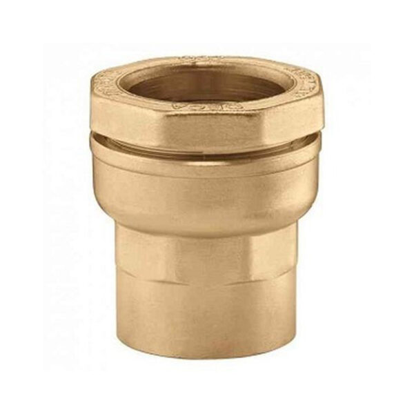 RECHTE DECAKOPPELING VOOR STALEN EN PE BUIS 010R 1"VRX34