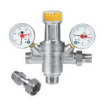 DRUKREGELAAR 1/2 MET VERSTELBARE FITTINGEN 25BARS