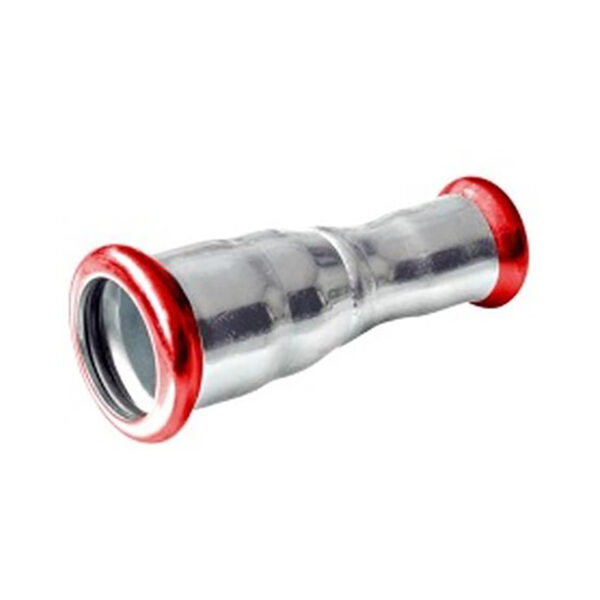 PRESS STAALVERZINKT 'M' RECHTE VERLOOPSOK 28 X 22 MM