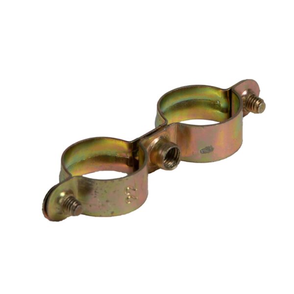 DUBBELE BEUGEL IN GEBICHROMATEERD STAAL 422D 26X28   PER 25ST