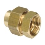 RECHTE KOPPELING UNION MESSING 8340 1"VRX28