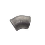 KNIE 120 45° 2"VRVR ZWART (RÉF  120 2 NOIR)