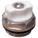 RADIATORSTOP MET DRAAIENDE KOP EN LUCHTAFTAPPER 043 1/2