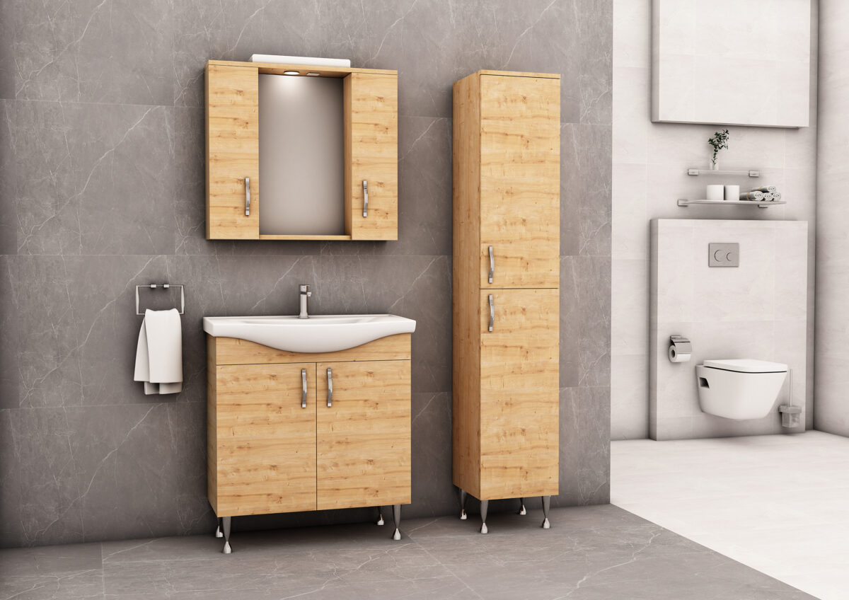 ARMOIRE BAS ALECO (80CM) - SAPHIR – Image 3