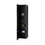 BEGONIA VANITY UNIT - 1 DRAWER - HANDLELESS - SOFT CLOSE – 99X42X52,5 CM - BLACK OAK - Image 18
