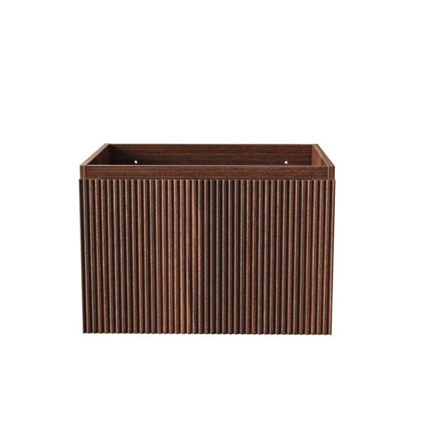 ALONI ELA VANITY UNIT - 1 DRAWER - HANDLELESS - SOFT CLOSE – 60X40X45 CM - WENGE