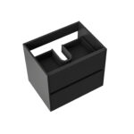 ARMOIRE LAVABO ALONI HAYAT - 2 TIROIRS - SOFTCLOSE - SANS POIGNÉE - 59,5X50X45 CM - BLANC BRILLANT – Image 30