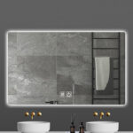 ALONI QUEEN MIRROR - WITH LED LIGHTING - RECTANGULAR - FRAMELESS - WITH HEATING - LED COLOR TEMPERATURE 3500-6500K - 80X60CM